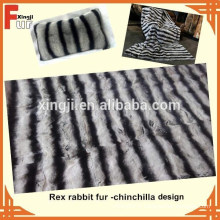 Hotsale Chinchilla Rex Fourrure de lapin